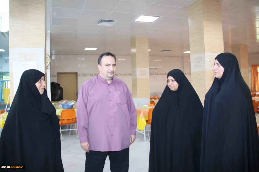 بازدید جناب آقای بنائی از سلف سرویس