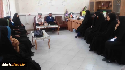 دیدار نماینده نهاد مقام معظم رهبری با همکاران پردیس شهید باهنر