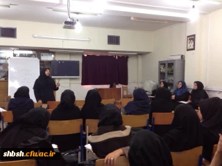 گزارش جلسه توجیهی تکمیلی سرکار خانم زبردستان با گروه زبان و ادبیات فارسی