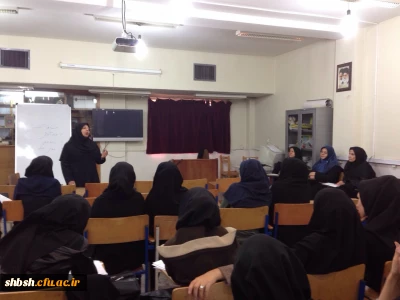 گزارش جلسه توجیهی تکمیلی سرکار خانم زبردستان با گروه زبان و ادبیات فارسی