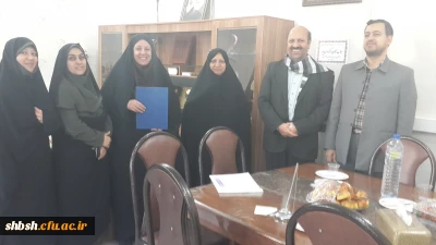 اعطای ابلاغ مدیر گروه ها توسط آقای دکتر موسی پور