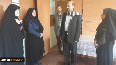 حضور دکتری موسی پور معاونت محترم آموزشی و تحصیلات تکمیلی در پردیس شهید باهنر فارس