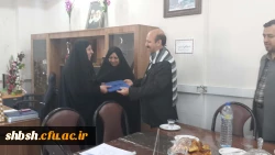 اهدای ابلاغ گروه آموزشی