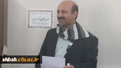 حضور دکتر موسی پور در پردیس شهید باهنر