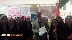 بازدیددکتر مهر محمدی سرپرست دانشگاه فرهنگیان از غرفه پردیس شهید باهنر