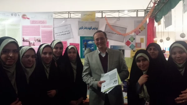 بازدیددکتر مهر محمدی سرپرست دانشگاه فرهنگیان از غرفه پردیس شهید باهنر