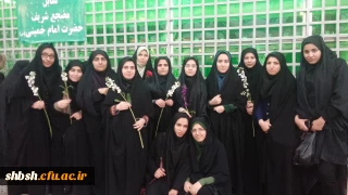 تجدید میثاق دانشجویان پردیس شهید باهنر با آرمان های بنیانگذار کبیر انقلاب اسلامی