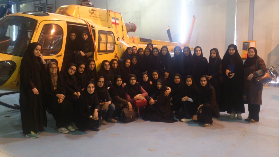 بازدید از شرکت هلیکوپتری ایران - شیراز