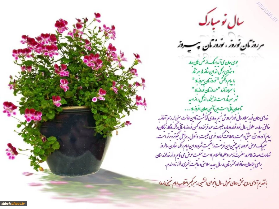 پیام تبریک سال نو