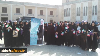 استقبال جمعی از مسئولین و دانشجویان پردیس شهید باهنر از جناب آقای دکتر روحانی ریاست جمهور محترم ایران اسلامی