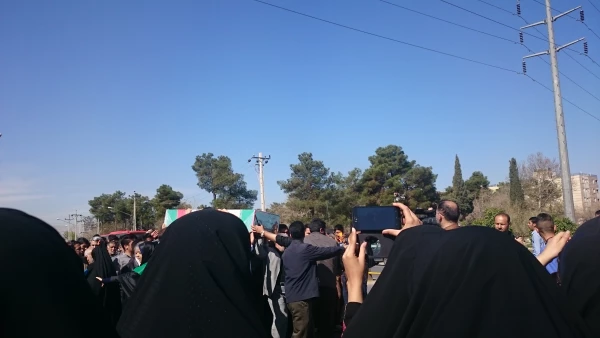 آئین استقبال و تشییع شهدای گمنام(جاوید الاثر) سه شنبه 18 اسفند 94 پردیس شهید باهنر