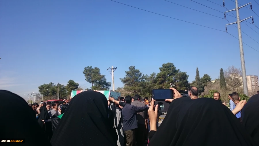 آئین استقبال و تشییع شهدای گمنام(جاوید الاثر) سه شنبه 18 اسفند 94 پردیس شهید باهنر