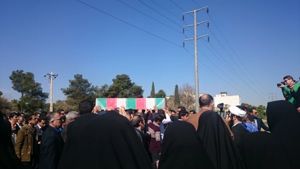 آئین استقبال و تشییع شهدای گمنام(جاوید الاثر) سه شنبه 18 اسفند 94 پردیس شهید باهنر