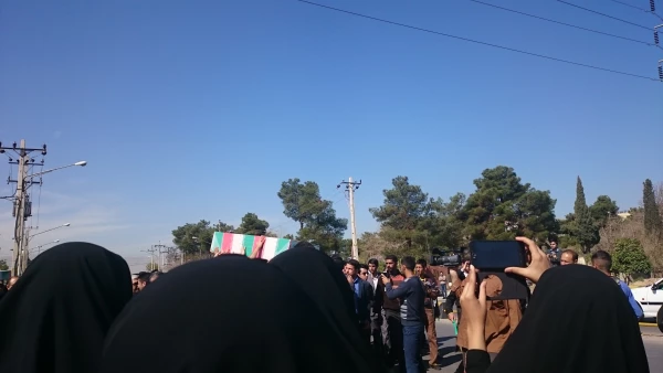 آئین استقبال و تشییع شهدای گمنام(جاوید الاثر) سه شنبه 18 اسفند 94 پردیس شهید باهنر