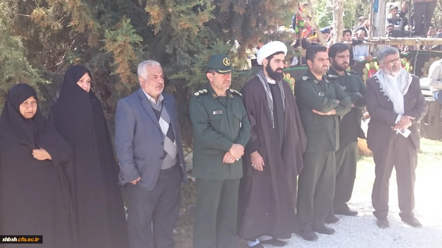 آئین استقبال و تشییع شهدای گمنام(جاوید الاثر) سه شنبه 18 اسفند 94 پردیس شهید باهنر