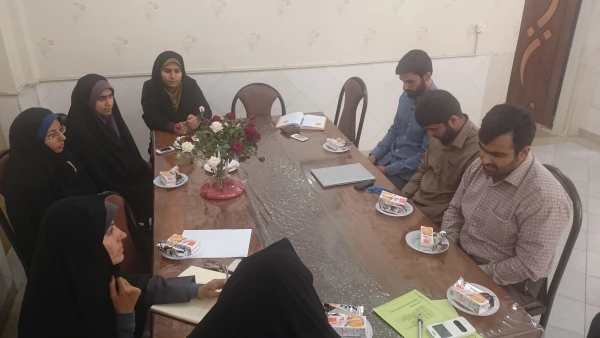 جلسه معارفه جانشین مسول بسیج دانشجویی پردیس شهید باهنر