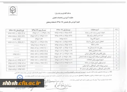 تقویم آموزشی سال تحصیلی 95-94