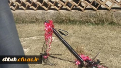 کلنگ زنی ساخت المان شهدای گمنام مدفون در پردیس شهید باهنر