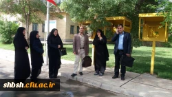 دیدار جناب اقای دکتر ساکی وهیات همراه ازپردیس شهید باهنر