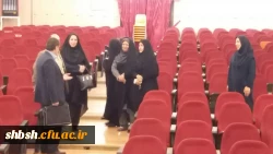 دیدار جناب اقای دکتر ساکی وهیات همراه ازپردیس شهید باهنر