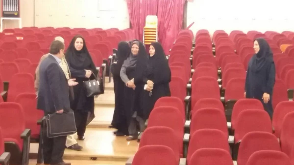 دیدار جناب اقای دکتر ساکی وهیات همراه ازپردیس شهید باهنر