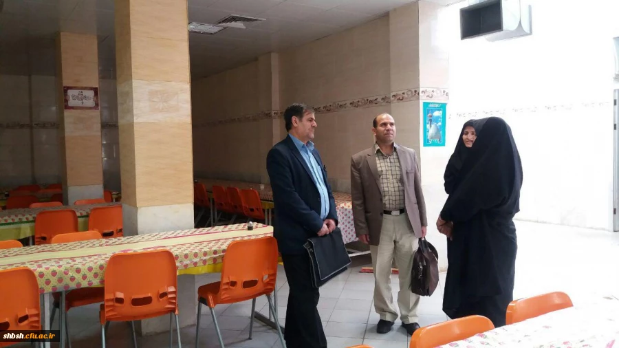 دیدار جناب اقای دکتر ساکی وهیات همراه ازپردیس شهید باهنر