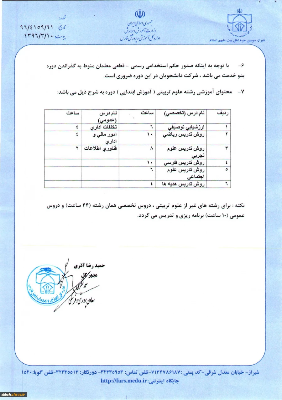 مشخصات دوره-2