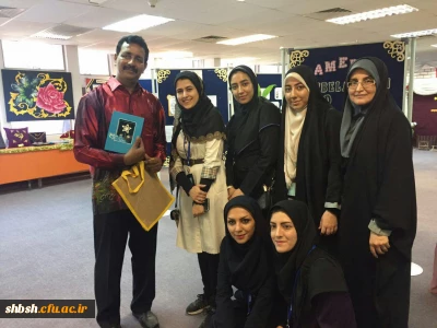 حضور دانشجو مینا تواضعی از دانشجویان رشته زبان انگلیسی پردیس شهید باهنر، در سفر به مالزی