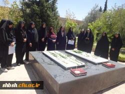 مراسم عطر افشانی وغبار روبی ازقبور معزز شهدای گمنام