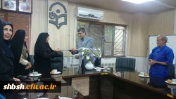 معارفه معاون مالی واداری پردیس شهید باهنر شیراز