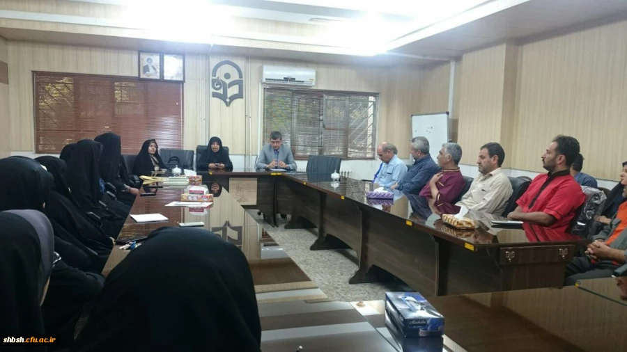 معارفه معاون مالی واداری پردیس شهید باهنر شیراز