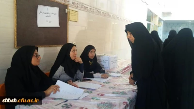 انتخابات کانونهای فرهنگی پردیس شهید باهنر باحضور دانشجویان این پردیس برگزار گردید