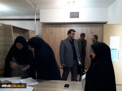 بازدید نمایندگان سازمان مرکزی  و دانشگاه شیراز از حوزه امور دانشجوی پردیس شهید باهنر