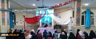 جشن مبعث حضرت رسول اکرم ص در پردیس شهید باهنر با حضور پرشور ونشاط دانشجویان  برگزار گردید