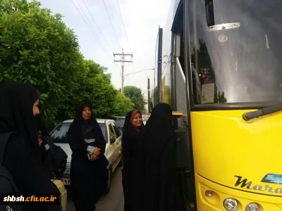 اعزام دانشجویان رتبه برتر کنکور پردیس شهید باهنر