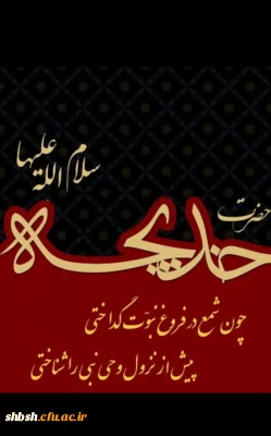 سالروز وفات حضرت خدیجه کبری تسلیت باد