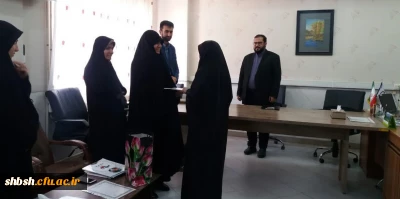 مراسم تودیع و معارفه  مسئول  بسیج دانشجویی