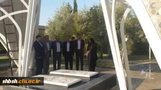 بازدید دکتر خاکی معاون طرح و برنامه و توسعه، از پردیس شهید باهنر