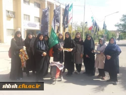 اعزام دانشجویان پردیس شهید باهنر به راهپیمایی اربعین