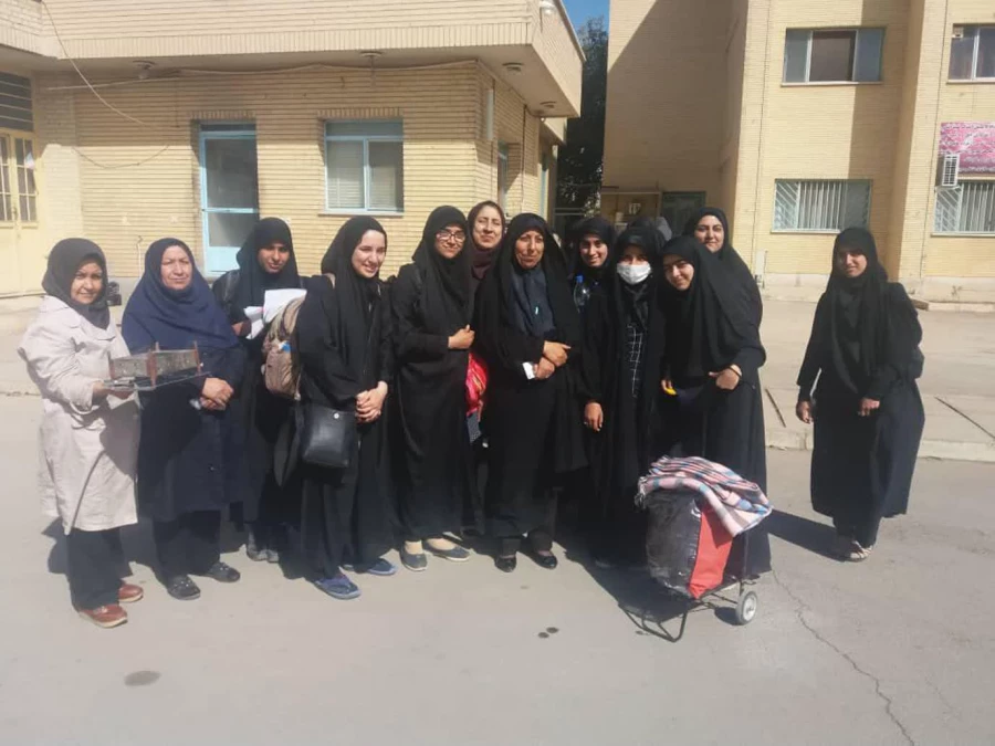 اعزام دانشجویان پردیس شهید باهنر به راهپیمایی اربعین