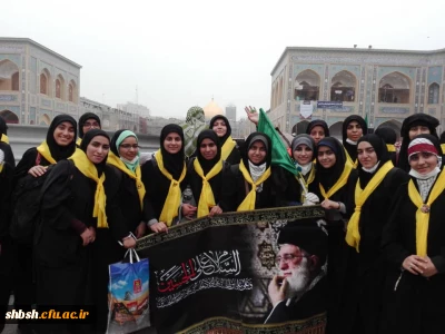 حضور دانشجویان پردیس شهید باهنر در راهپیمایی اربعین