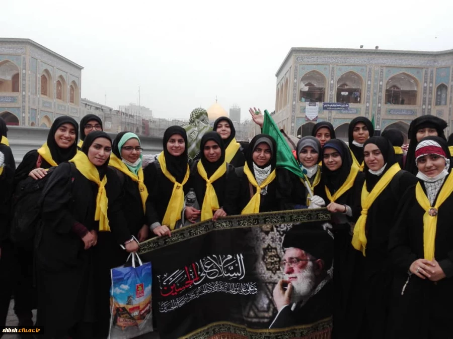 حضور دانشجویان پردیس شهید باهنر در راهپیمایی اربعین