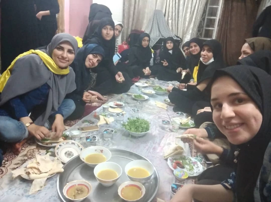 حضور دانشجویان پردیس شهید باهنر در راهپیمایی اربعین