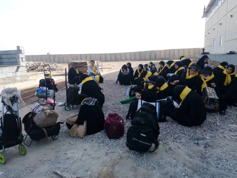 حضور دانشجویان پردیس شهید باهنر در راهپیمایی اربعین