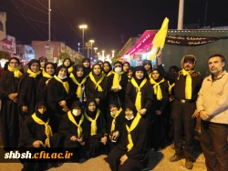 حضور دانشجویان پردیس شهید باهنر در راهپیمایی اربعین