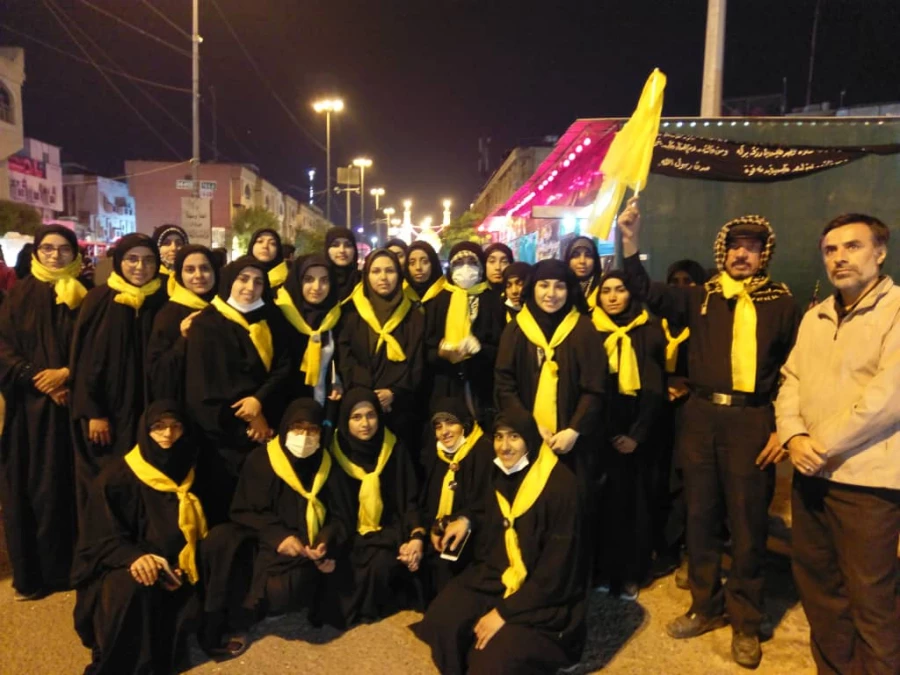 حضور دانشجویان پردیس شهید باهنر در راهپیمایی اربعین