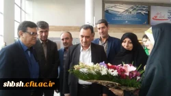ورود دکتر خنیفر به شهر شیراز سومین حرم اهل بیت