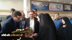 ورود دکتر خنیفر به شهر شیراز سومین حرم اهل بیت