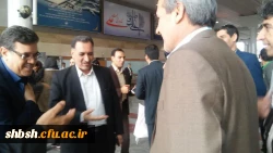 ورود دکتر خنیفر به شهر شیراز سومین حرم اهل بیت