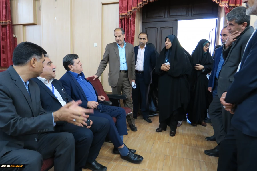 بازدید دکتر خنیفر، رئیس دانشگاه فرهنگیان از پردیس شهید باهنر فارس